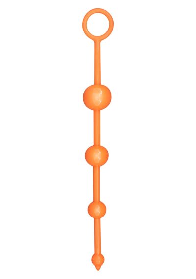 CATENA ANALE A 4 SFERE STIMOLANTI FUNKY BUTT BEADS" ARANCIONE"
