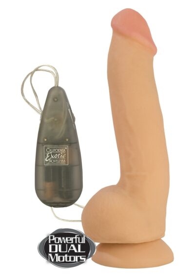 FALLO VIBRANTE REALISTICO DUE MOTORI MAX VIBRATING" - 17 CM"