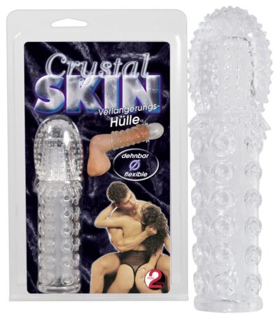GUAINA FALLICA E PROLUNGA "CRYSTAL SKIN"