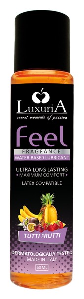 LUBRIFICANTE INTIMATELINE LUXURIA FEEL TUTTI FRUTTI" - 60 ML"
