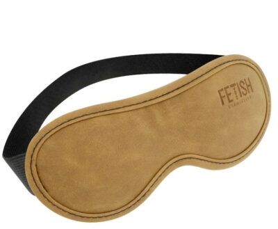 FETISH SUBMISSIVE MASCHERA BDSM PELLE VEGANA