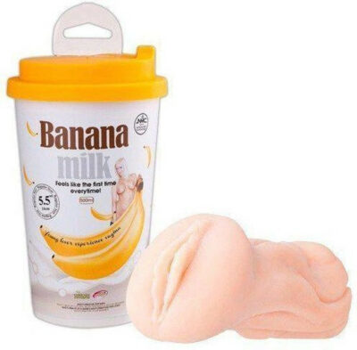 MASTURBATORE VAGINA "BANANA MILK" - CONFEZIONE DISCRETA